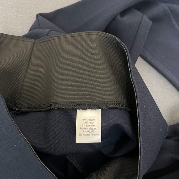 Nine West Womens Leggings Size S Navy Blue High Rise Knit Sculpting Solutions - Picture 8 of 9